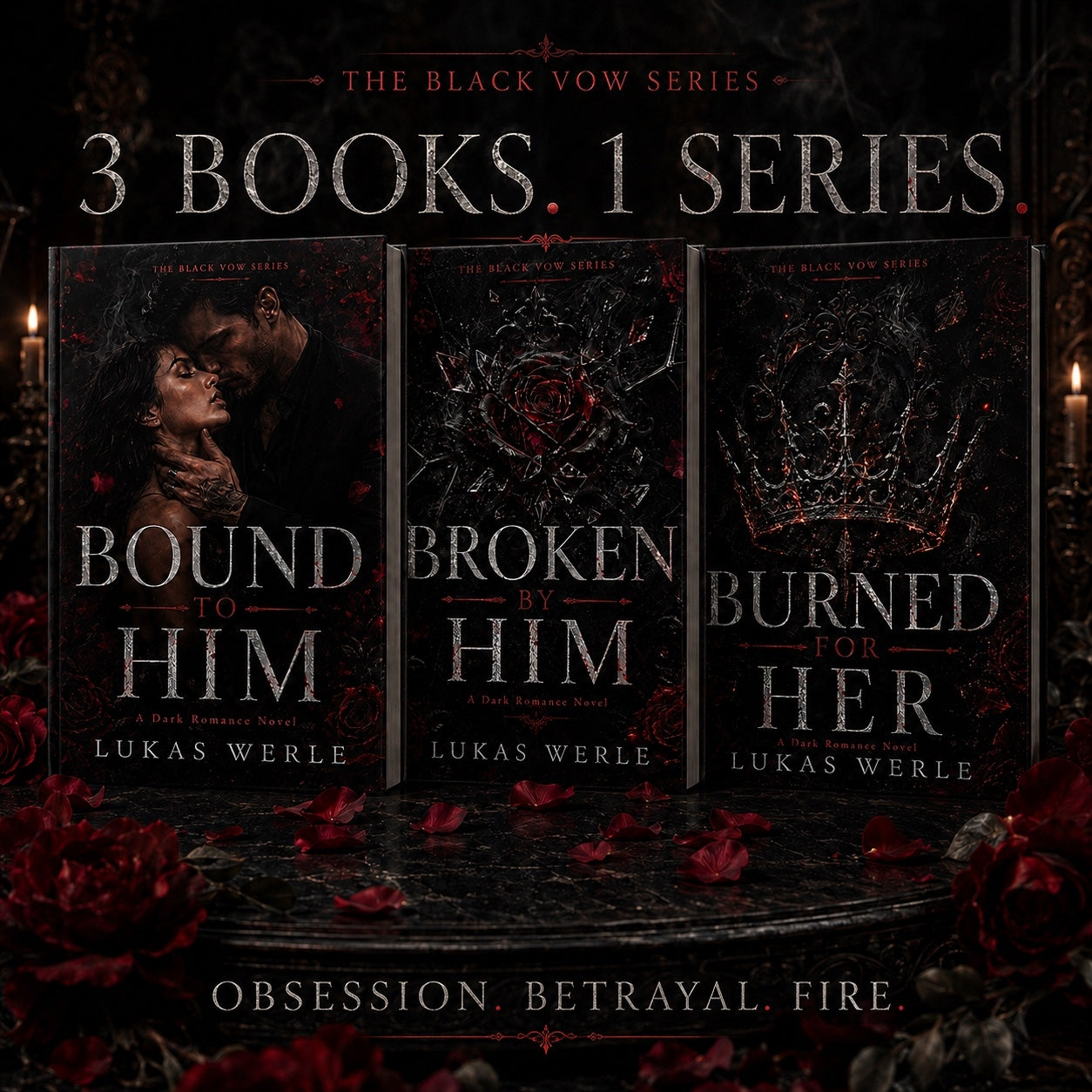 THE BLACK VOW TRILOGY – Complete Dark Romance Collection